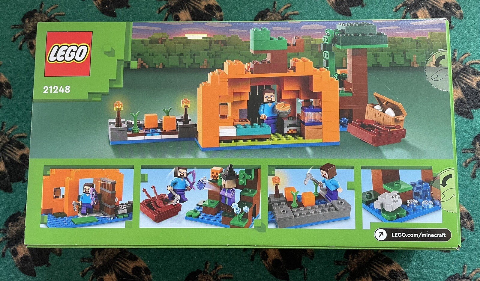 LEGO 21248 Minecraft The Pumpkin Farm Set Buildable House Toy factory ...