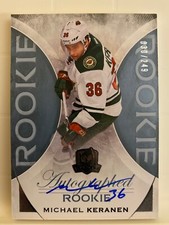 2015-16 Upper Deck The Cup #108 Rookie Autograph Michael Keranen RC #030/249