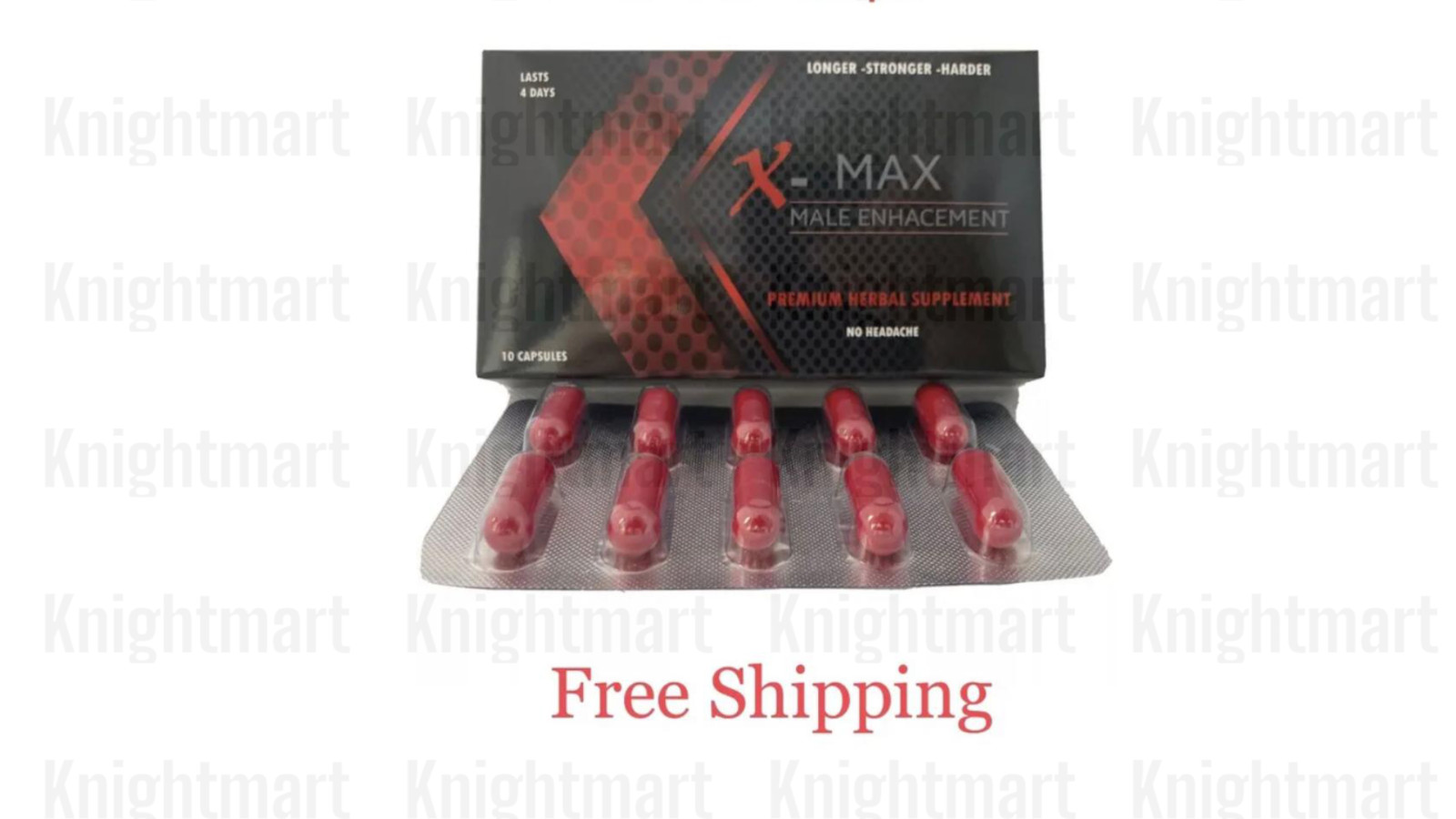 10 x Max herbal  Male Enhancing Support Supplement Natural Last Longer  10 Ct