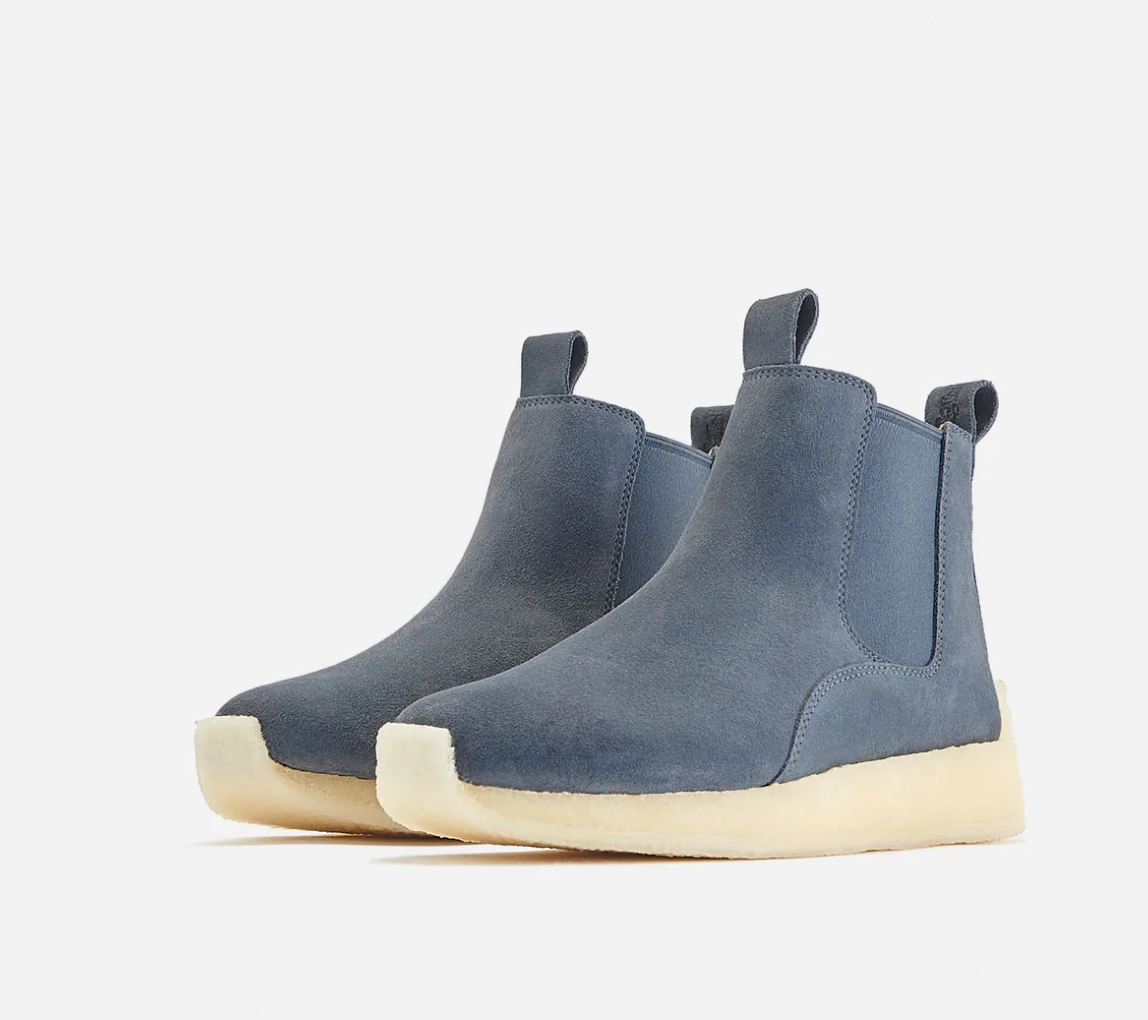 Kith x Ronnie Fieg for Clarks Season 2 Radlett in Asteroid Blue Suede Leather Kith | 8th St by Ronnie Fieg for Clarks Originals Winter  main image 4