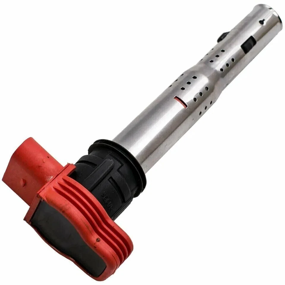 Paquete de 4 bobinas de encendido + 4 bujías NGK para Audi A4 A8 Q5 Q7 R8 S4 VW Golf Foto 4 de 4