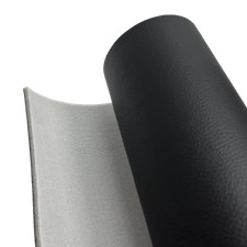 Foam Backed Scrim Faux Leather Black Seats Headlining's Car trimming Material