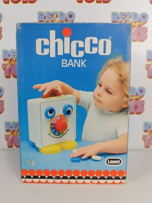 CHICCO BANK BY LANARD GIOCO VINTAGE NEW CASSAFORTE GIOCATTOLO 1979