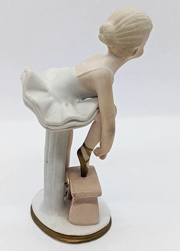 Figura de bailarina de porcelana LEFTON - The Christopher Collection #03835 - 1983 - Imagen 4 de 5