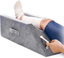 Memory foam leg support and elevation pillow