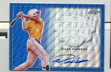 2020 Leaf Perfect Game Auto #6/9 Izaac Pacheco Detroit Tigers
