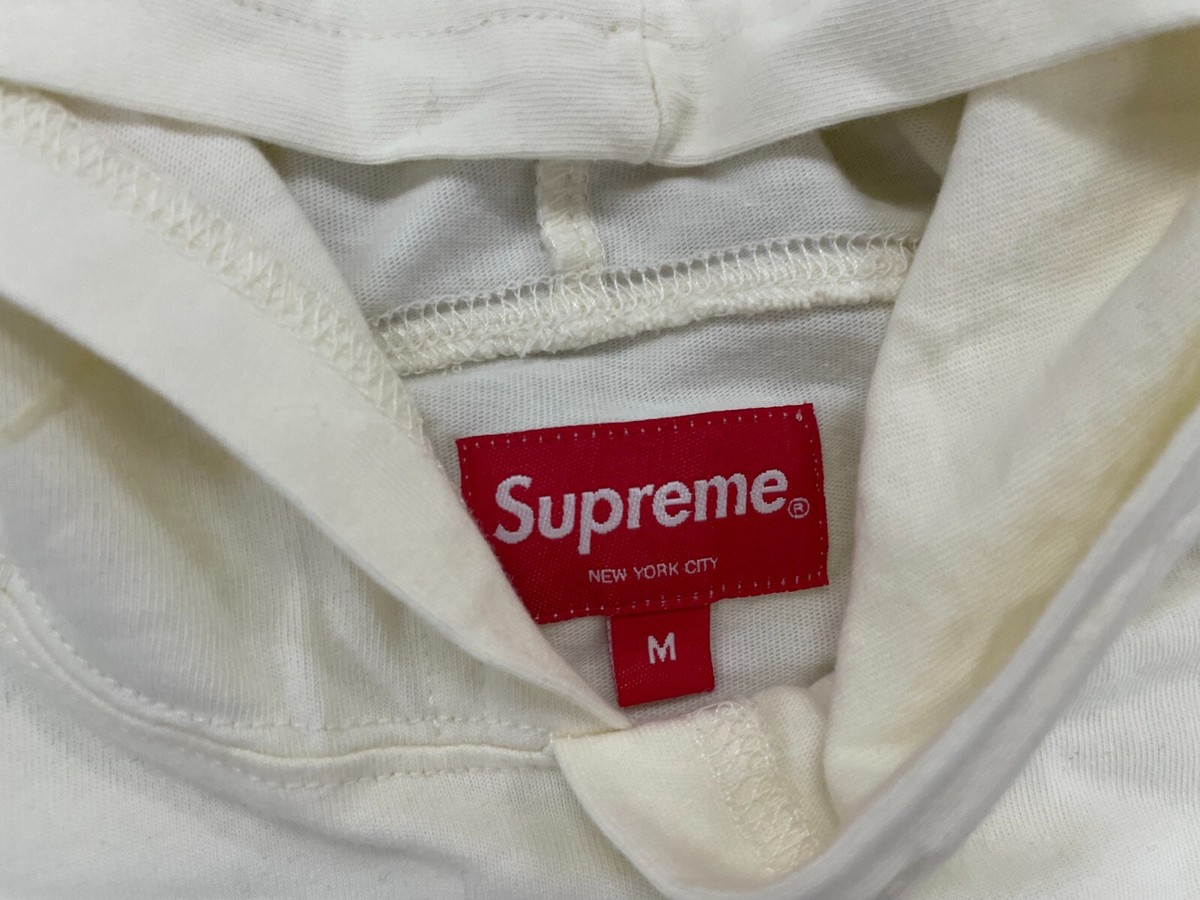SS23 SUPREME CELEBRE HOODED L/S TOP HOODIE OFF WHITE SZ M (#79 | eBay