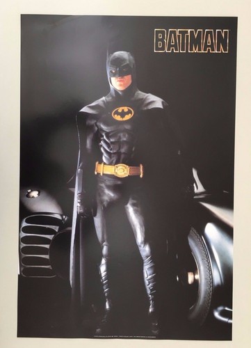 BATMAN 1,MICHAEL KEATON ,RARE AUTHENTIC 1989 POSTER | eBay Australia