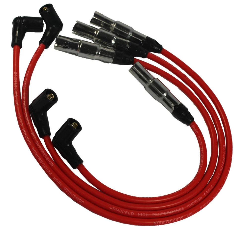 Juego de cables de bujía 8 mm JDMSPEED 27588 para Beetle Bora VW Golf GTI Jetta 2,0 L Foto 2 de 4