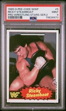 1985 O-Pee-Chee Series 2 WWF #5 Ricky Steamboat PSA 9 OPC Wrestling WWE WCW NWA