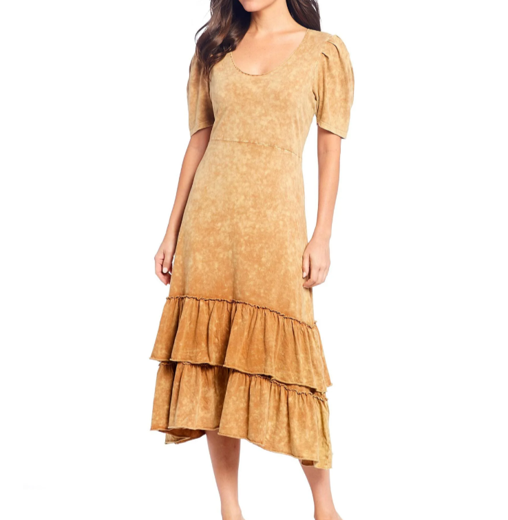 Reba Women's Desert Road Tiered Ruffle Midi Dress Coastal Cowgirl Western Large | eBay Reba Women's Desert Road Tiered Ruffle Midi Dress Coastal Cowgirl Western Large | eBay