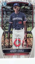 2023 Bowman Chrome #BCP-236 Hendry Chivilli Speckle Refractor #/299 1st RC