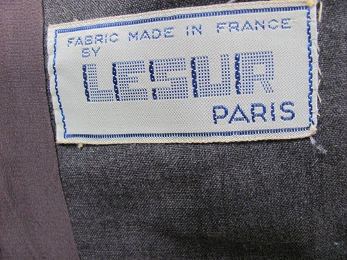 Vintage Womens Coat Jacket Grey Kilpatrick's - France by LESUR PARIS Spectator - Picture 6 of 11