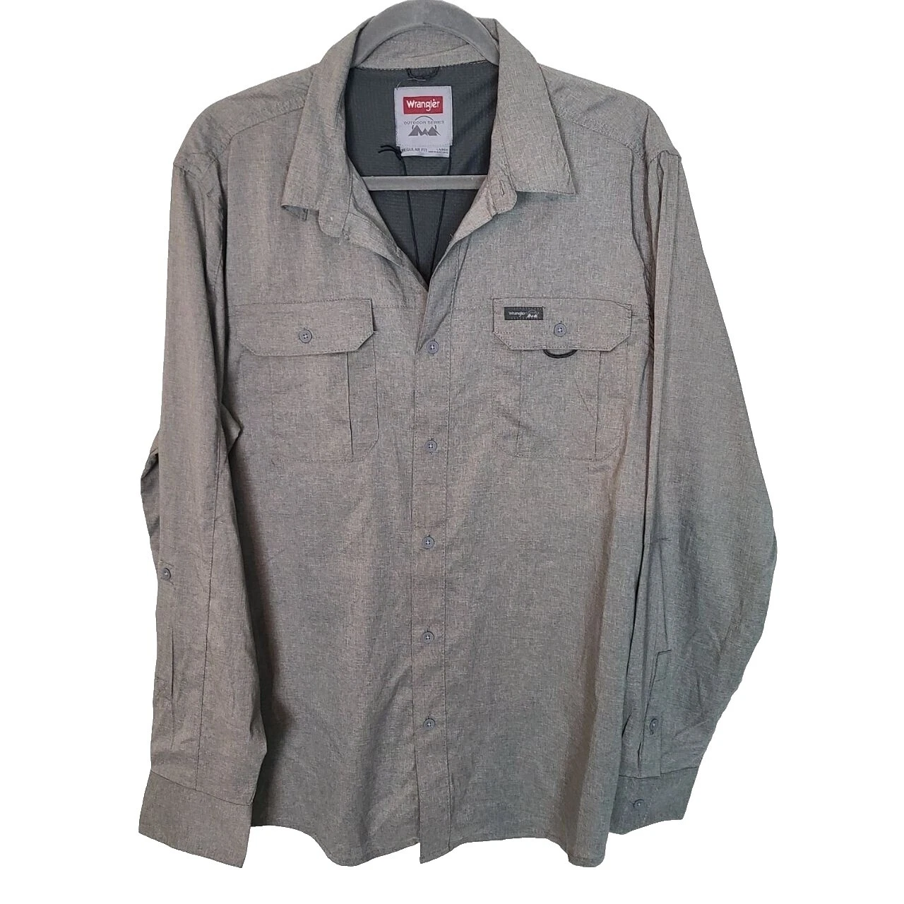 Wrangler Polyester Casual Button-Down Shirts for Men