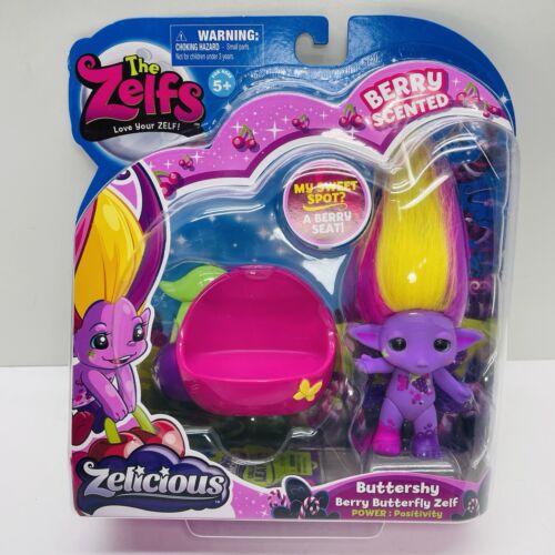 The Zelfs BUTTERSHY Berry Butterfly Zelf Doll 2 1/2" Figura Moose Toys 2013 NUEVO - Imagen 3 de 9