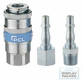PCL Airflow Coupling & Adaptor Kit, Coupling Female Thread 1/4 BSP AC21CF05K