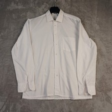 Jean Marcel long sleeve men's shirt white size 42 worn
