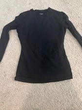 Pumiey Women Black Long Sleeve Top - Size XS ...