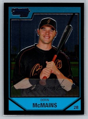 2007 Bowman #BC98 Derin McMains Chrome Prospects