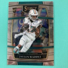 Jaylen Waddle 2021 Panini Select Rookie Card #48 Miami Dolphins