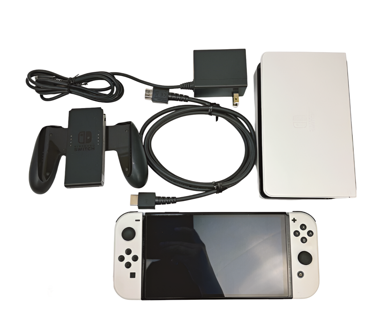 Nintendo Switch OLED Console Dock Grip Charger HDMI Choice Set