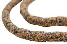 Matching Antique Venetian Millefiori African Trade Beads #16583 11mm Ghana Glass