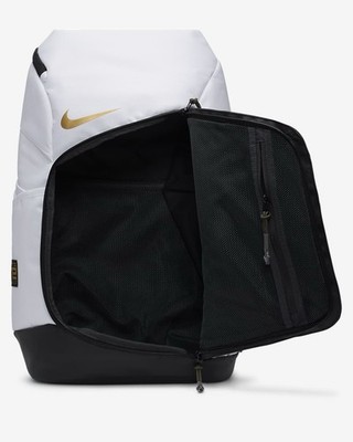 Nike Hoops Elite Backpack 32L 'White/Black/Metallic Gold' NWT