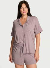 Victoria's Secret SoSoft Modal Short Pajama Set - Purple