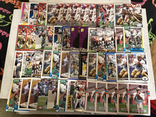 (75) Bobby Hebert Football Cards New Orleans Saints Lot Collection