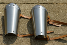 Medieval Steel Arm Bracers Pair  LARP Crusader Armor Guard  Reenactment Use