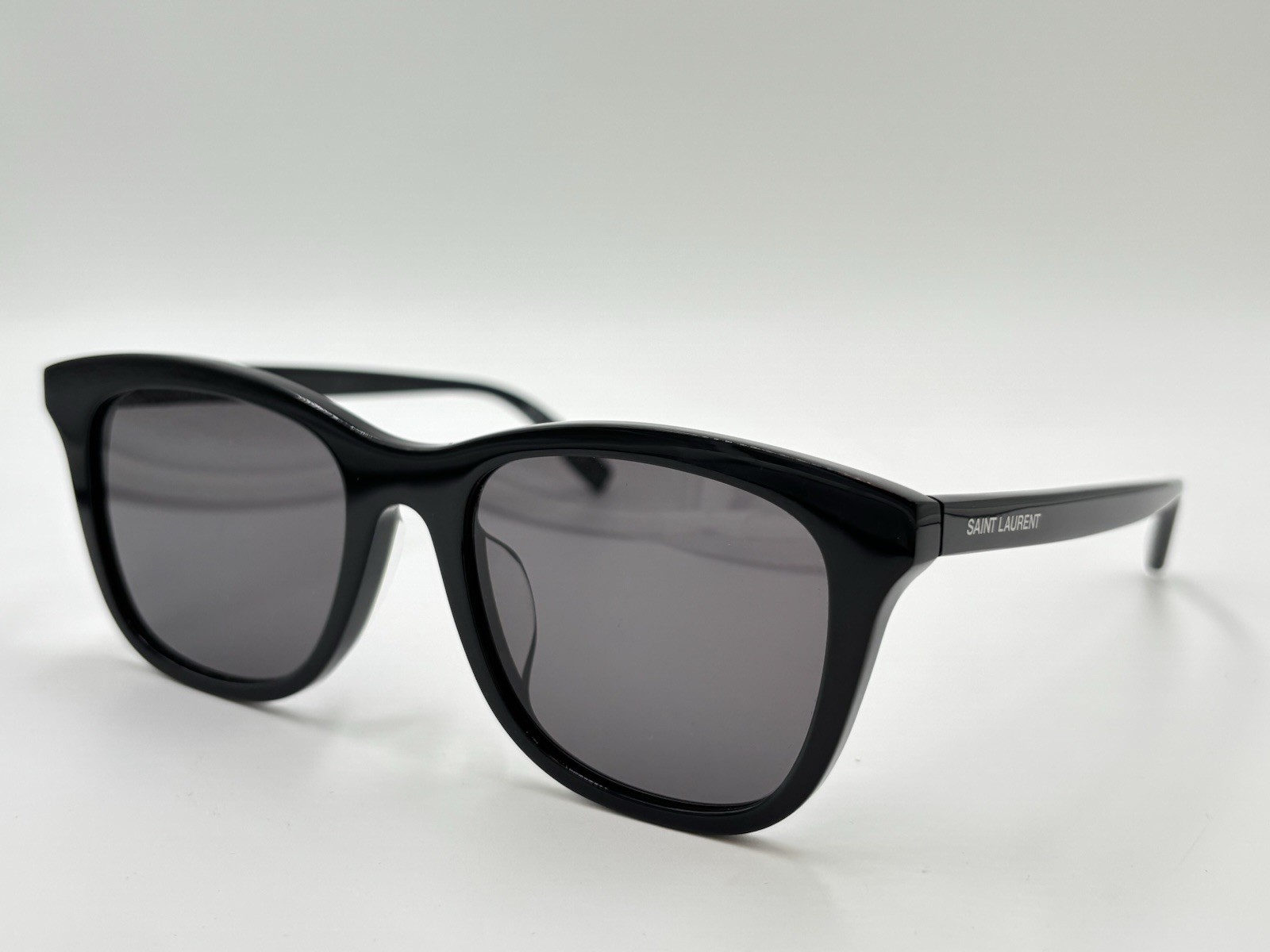 Occhiali da sole SAINT LAURENT SL587K 001 nero lucido; grigio AUTENTICI ITALIA
