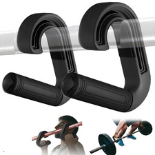Neutral Grip Handles for Pull Up, Barbell Row, Deadlift Hooks - Ergonomic Design