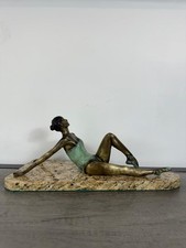 VICTOR VILLAREAL " BALLERINA " BRONZE SCULPTURE SIGNED AND NUMBERED