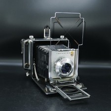 Fine Linhof Super Technika III 4x5 field camera with Xenar 150mm f/4.5 lens.