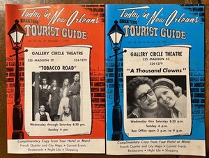 Today in New Orleans / 1973-1974 / Greeters’ Tourist Guides / lot of 2