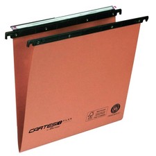 Cartelle sospese orizzontali per cassetti CARTESIO PLUS 33 cm fondo V arancio Cf
