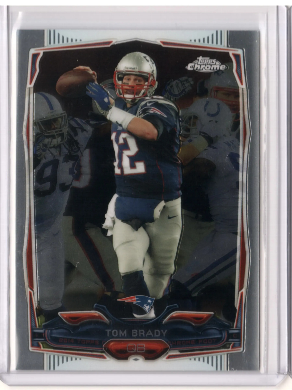 2014 Topps Chrome #62 Tom Brady Refractor