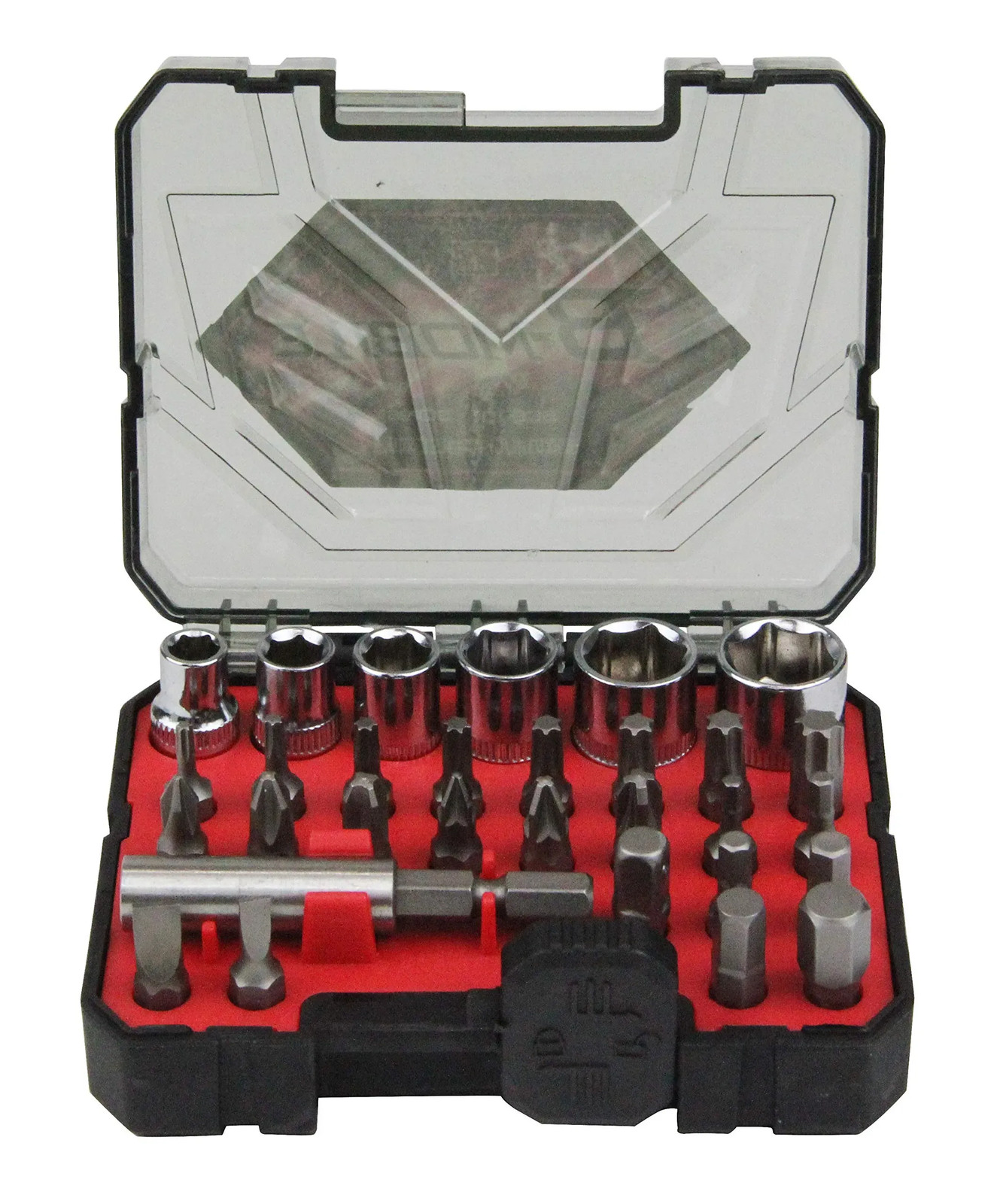 Japan NEW SK11 B-MOBILE Bit Set 1/4sq Socket & Adapter 30 pcs SCS-101 6.35mm