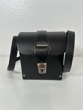 Vintage Camera Carry Case Hard Protective Felt Shoulder Strap Fashion