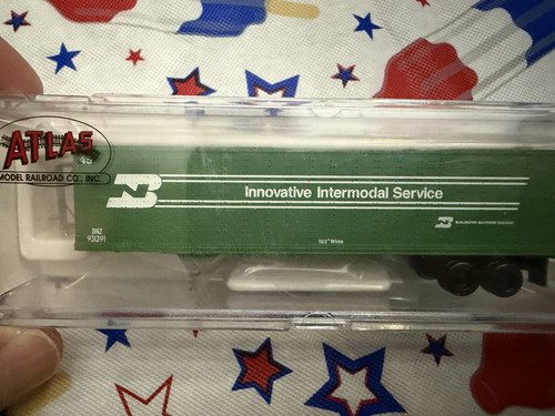 Remolque Atlas escala N 1:160 Burlington Northern Pines verde analógico 29702 | Condition: New