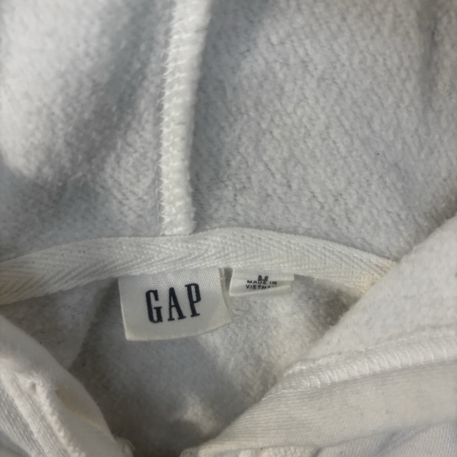GAP Full Zip Hooded Jacket Drawstrings Pocket Bas… - image 2