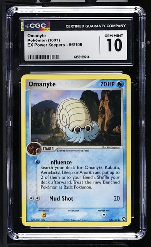 Omanyte graded CGC 10 for sale on eBay