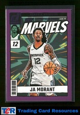 2024-25 Donruss #6 Ja Morant Net Marvels Press Proof Purple