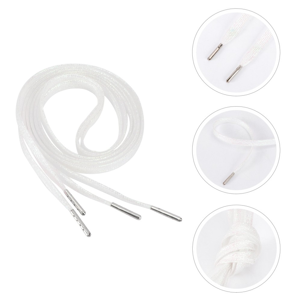 APL 1 paio di lacci in plastica per scarpe sneakers lacci casual cravatta per scarpe piatta