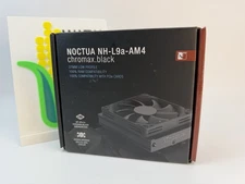 Noctua NH-L9a-AM4 chromax.Black Low-Profile CPU Cooler for AMD AM4 Black