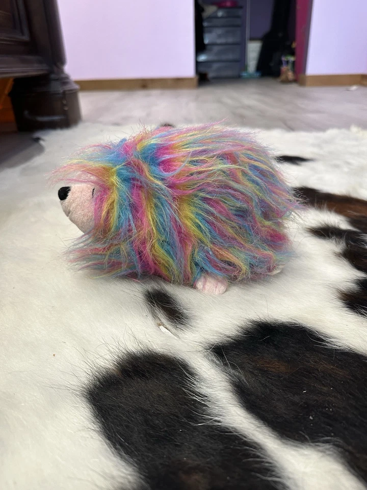Ganz Webkinz Plush Rainbow Hedgehog *Hard To Find* NO CODE Retired Plush - Image 2 of 4