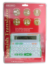 Seiko TR2060 Spanish English Translator NOS New Old Stock Sealed Vintage Device