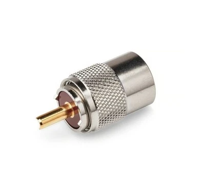 SHARMAN MULTICOM 2 x Superior PL259 Plug Gold Plated Pin for 6mm RG58