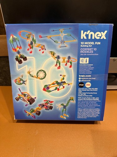 K'NEX IMAGINE 126 PIECE 10 MODEL FUN BUILDING SET (2017) Factory Sealed - Picture 2 of 3