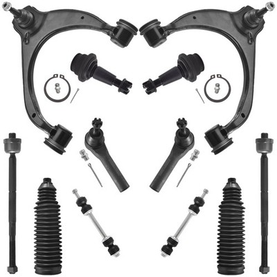 ASTARPRO 12pcs Front suspension end kit Upper Control Arm and Lower Ball Joint